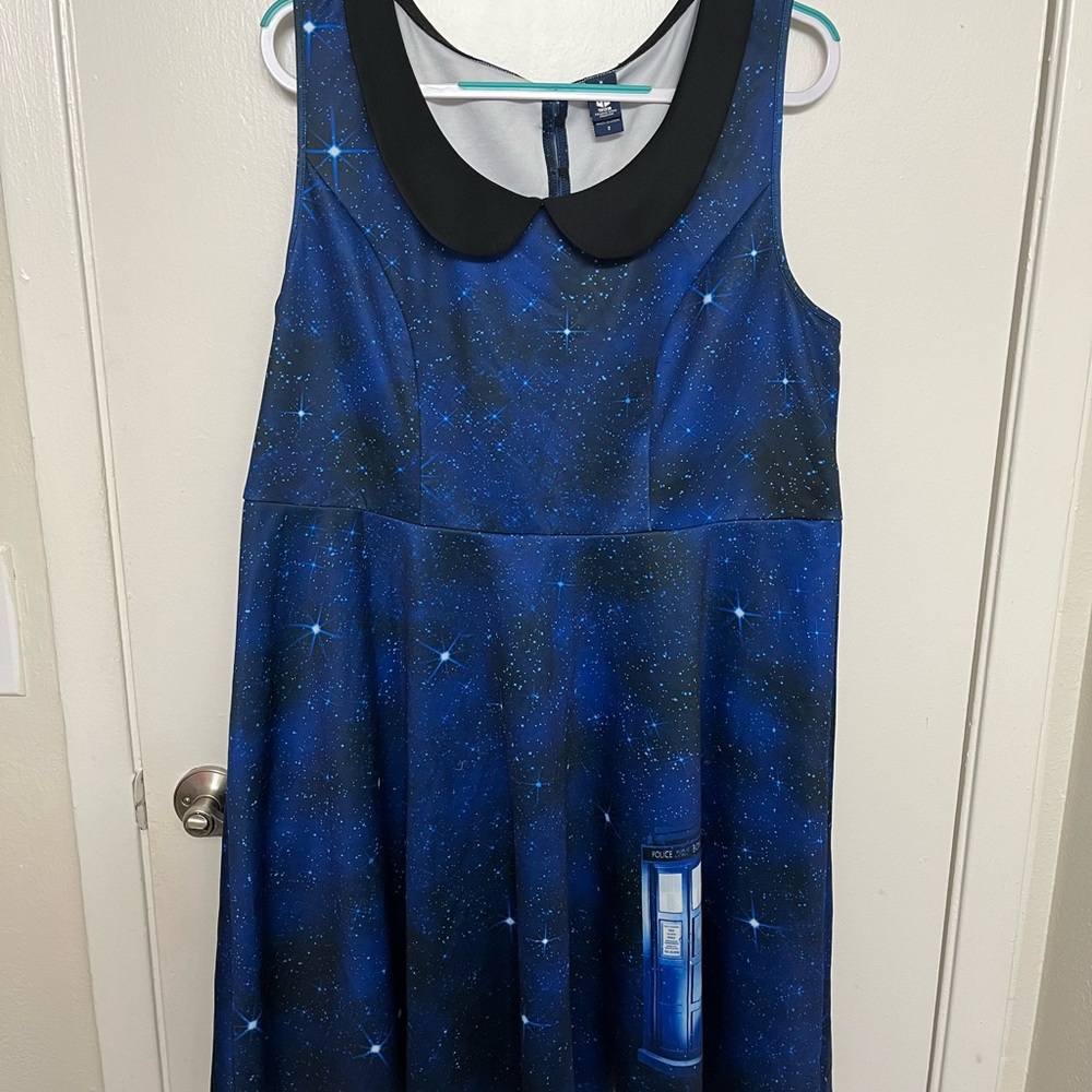 Hot Topic Doctor Who TARDIS Dress - 2X, EUC